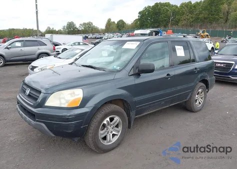 2005 Honda Pilot Ex-L z USA, uszkodzony, nr VIN 2HKYF18735H511270